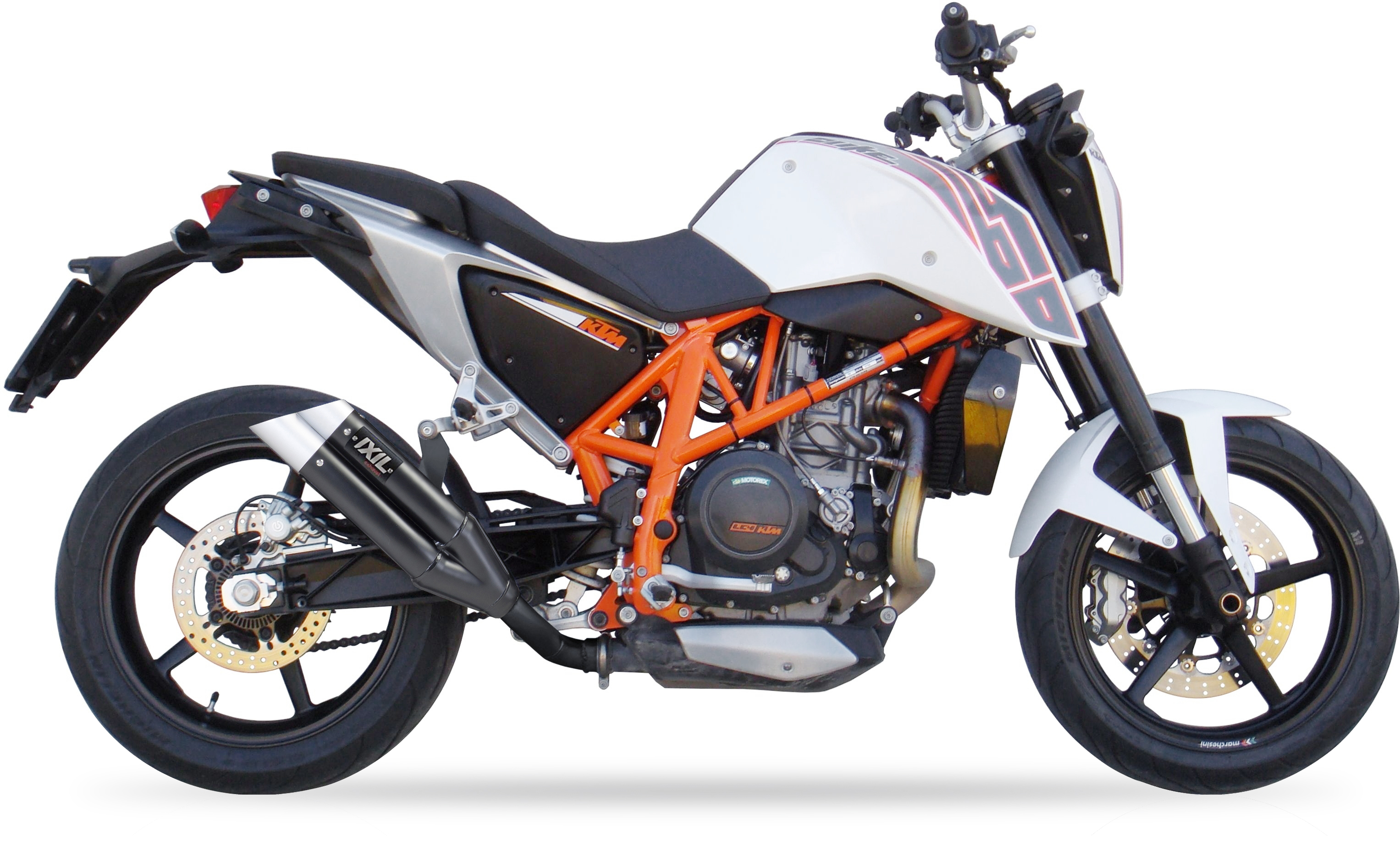 Tłumik IXIL KTM DUKE 690 (KMT690) 12-16 (KTM 690 DUKE) typ L3XB (waga: 3000g, długość: 370 mm., materiał: Inox AISI304, kolor: A