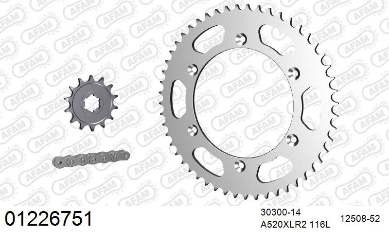 Zestaw napędowy AFAM do YAMAHA WR 250 Z