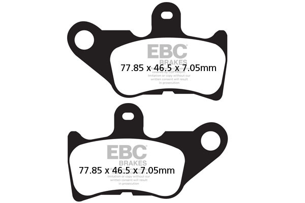 EBC Brakes Klocki hamulcowe EBC SFA336 skuterowe (kpl. na 1 tarcze)