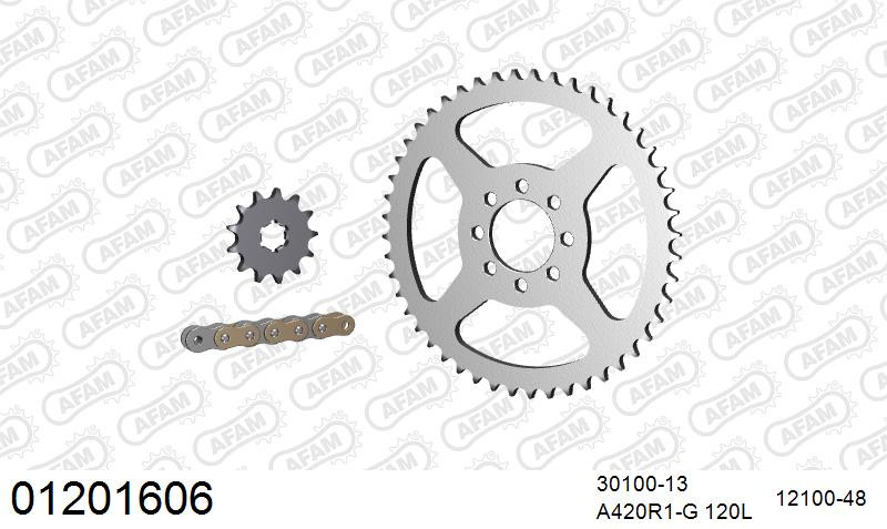 Zestaw napędowy AFAM do YAMAHA DT 50 R