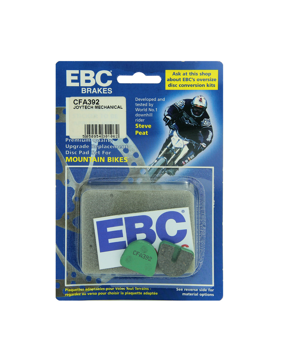 CFA392 - Klocki hamulcowe rowerowe (organiczne) EBC Brakes