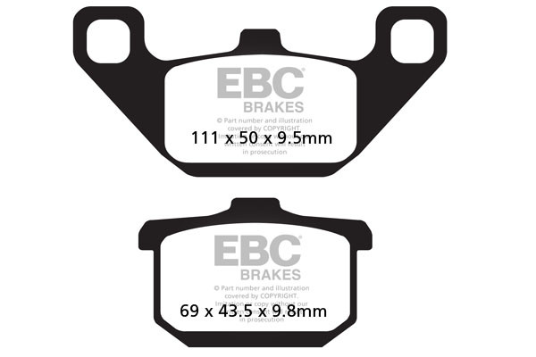 EBC Brakes Klocki hamulcowe EBC FA085V V-PAD (kpl. na 1 tarcze)