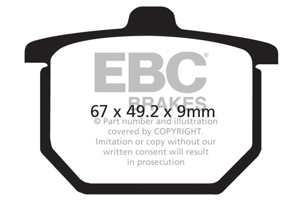 EBC Brakes Klocki hamulcowe EBC FA031 (kpl. na 1 tarcze)