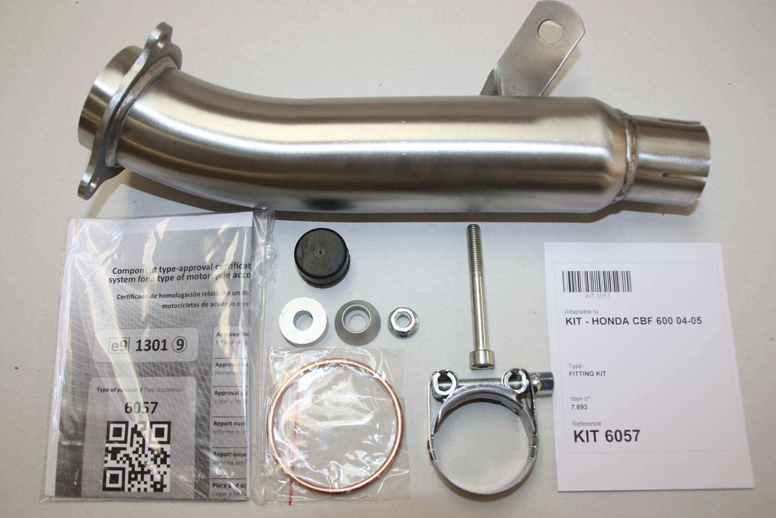 Tłumik IXIL HONDA CBF 600 04-11 (PC38) typ SOVE (waga: 3000g, długość: 423 mm., materiał: Inox AISI304, kolor: Black painted) SL