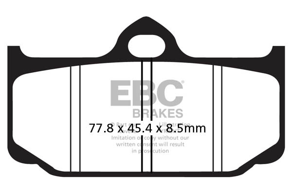 EBC Brakes Klocki hamulcowe EBC FA211 (kpl. na 1 tarcze)