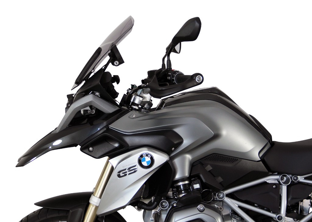 Szyba motocyklowa MRA BMW R 1200 GS RALLYE R12W 2017-, forma TM, czarna