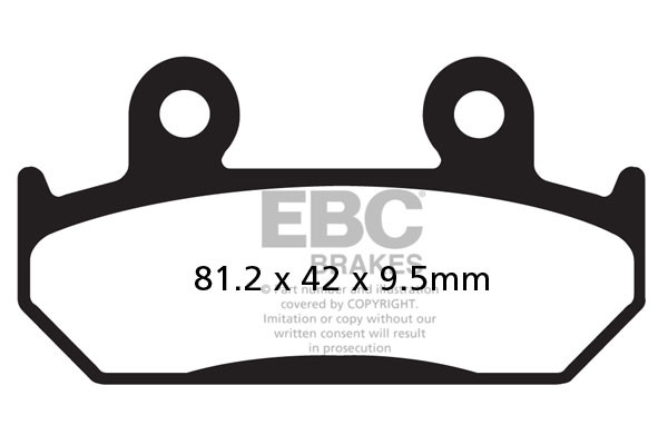 EBC Brakes Klocki hamulcowe EBC FA203HH wzmacniane (kpl. na 1 tarcze)