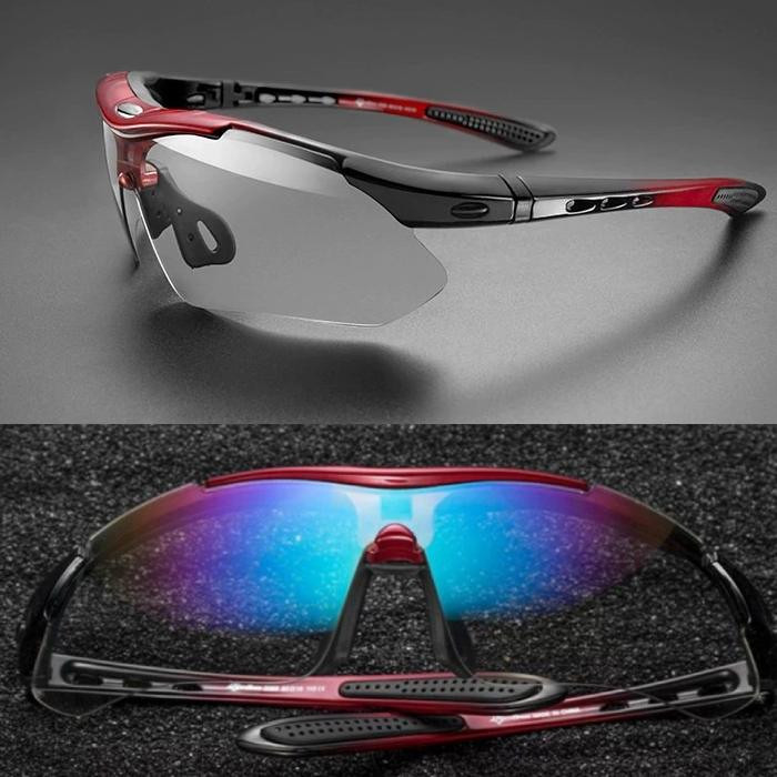 Okulary rowerowe / sportowe fotochrom ROCKBROS UV400 (10141)
