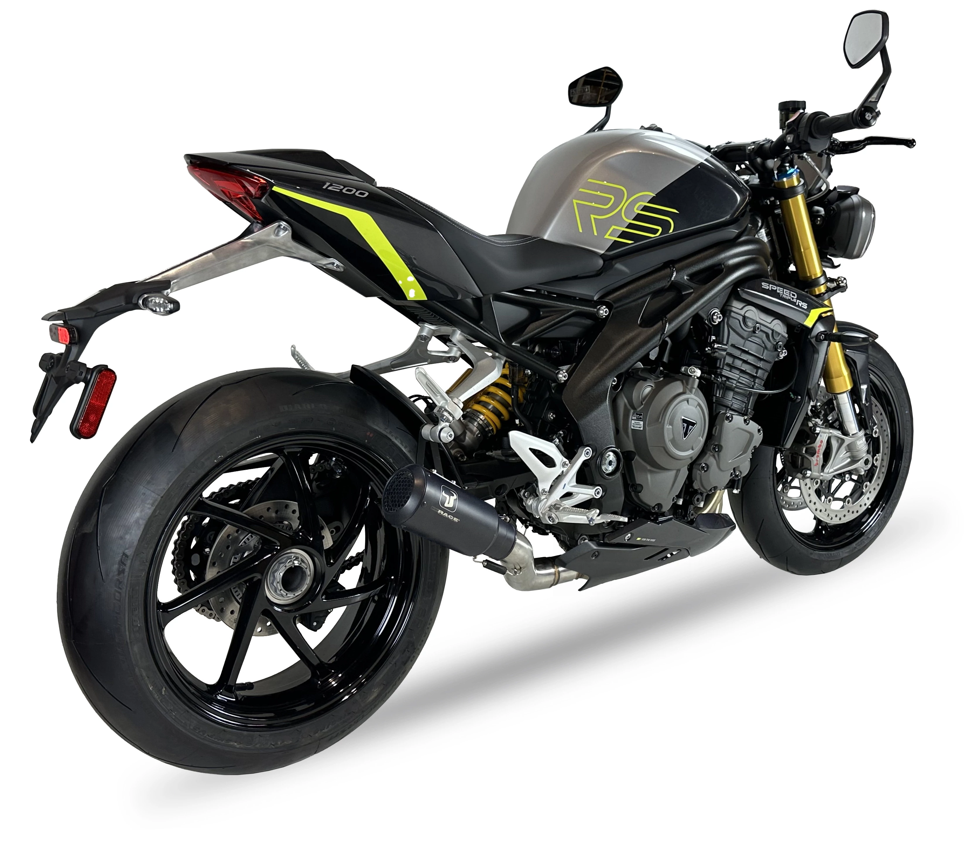 IXRACE Tłumik TRIUMPH SPEED TRIPLE 1200 RS / RR / RX 25-26 (PB20) typ MK2B MK2 SERIES BLACK