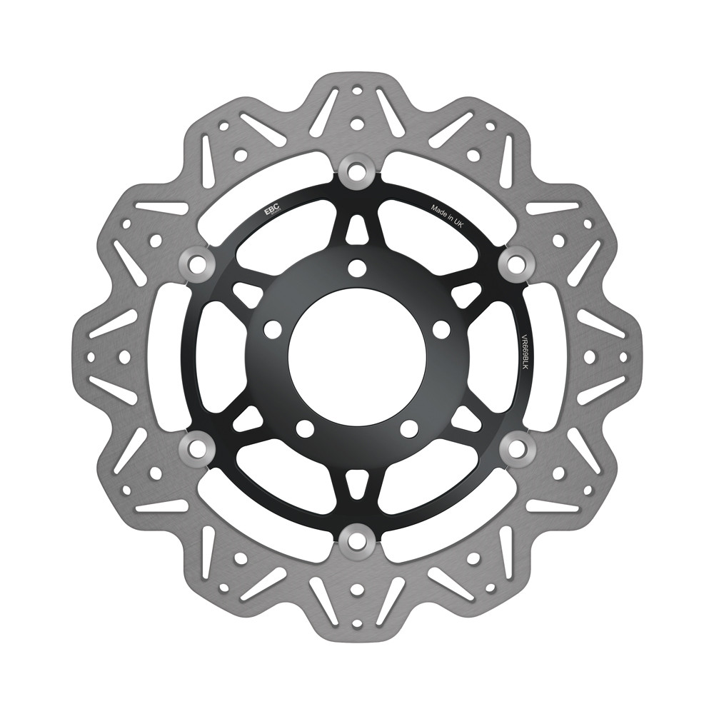 Tarcza hamulcowa motocyklowa EBC VR669BLK VEE, czarna