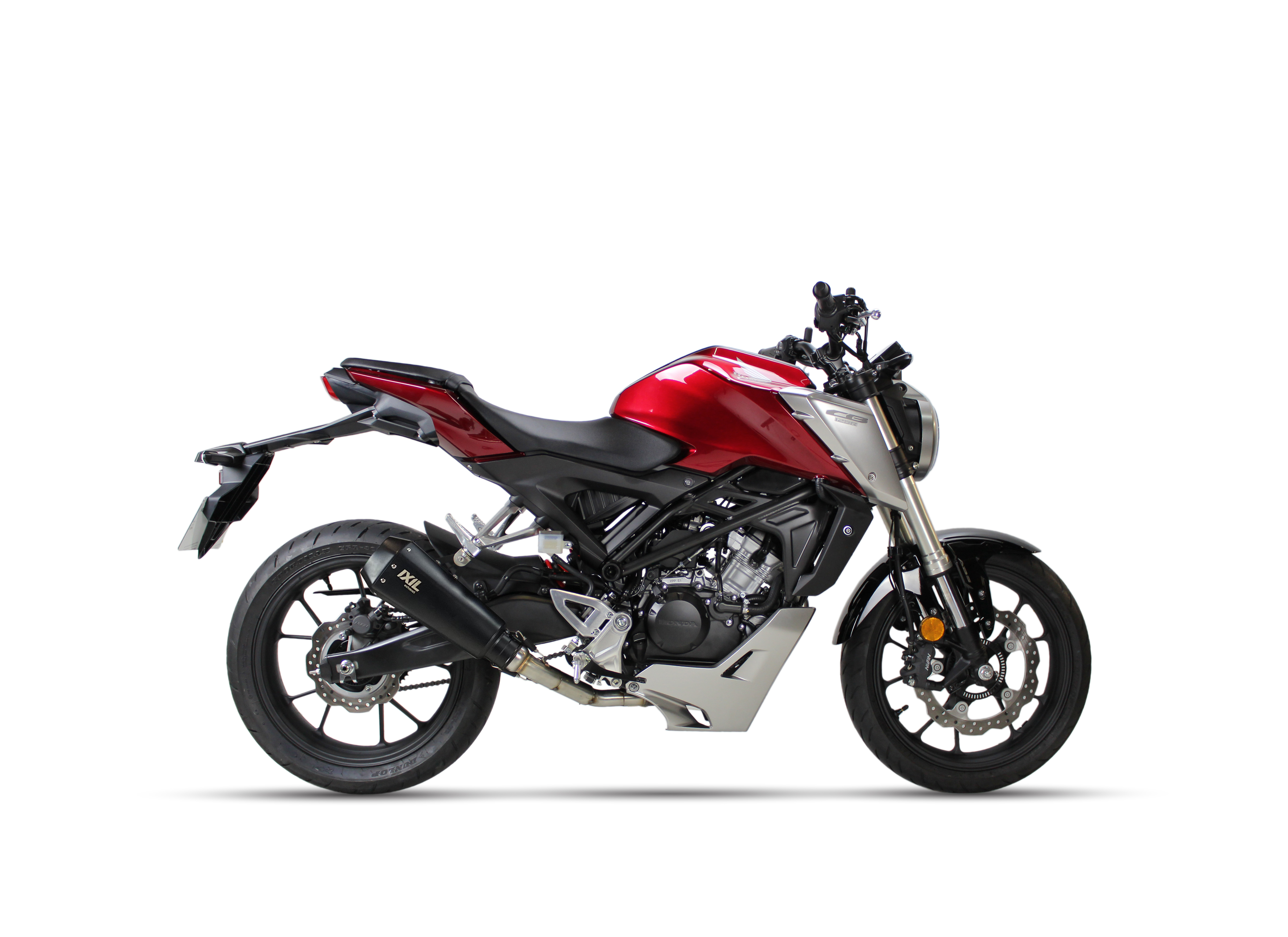 Tłumik IXIL HONDA CB 125 R 18-20 (JC79) typ RB (waga: 900g, długość: 230 mm., materiał: Inox AISI304, kolor: Black painted) FULL