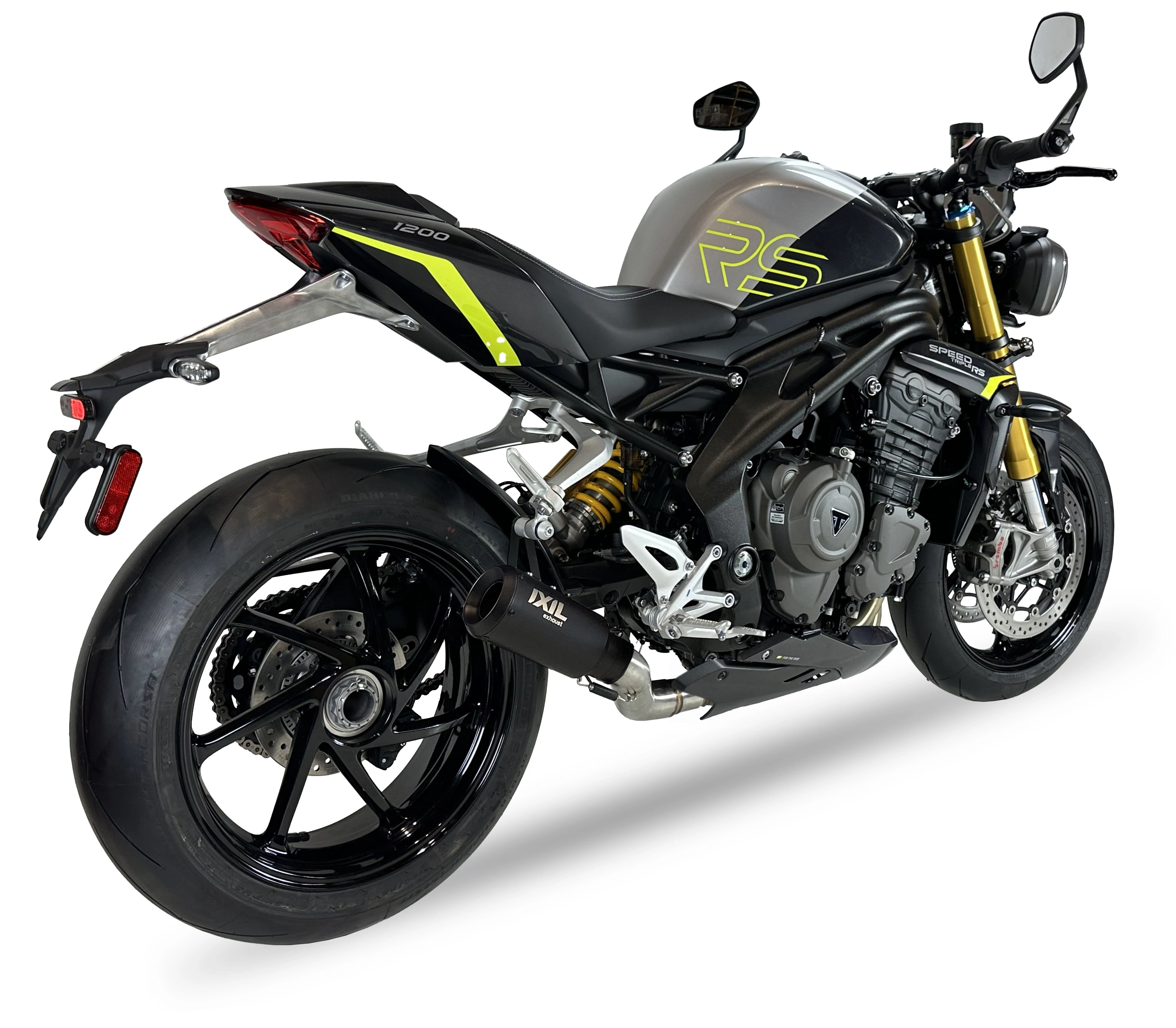 IXIL Tłumik TRIUMPH SPEED TRIPLE 1200 RS / RR / RX 25-26 (PB20) typ RB SLIP ON - RACE XTREM BLACK