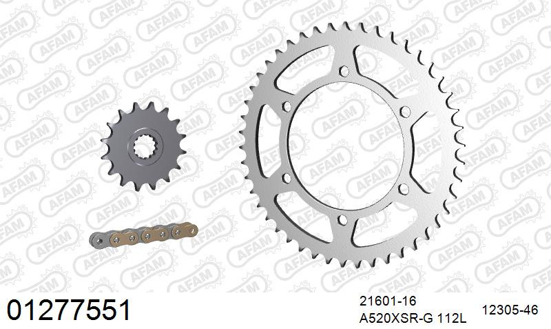 Zestaw napędowy AFAM do YAMAHA XTZ 750 Super Tenere