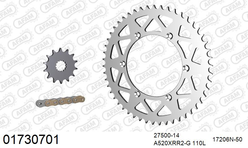 Zestaw napędowy AFAM do KAWASAKI KLX 300 R A7,A8,A9,A10,A6F,A7F