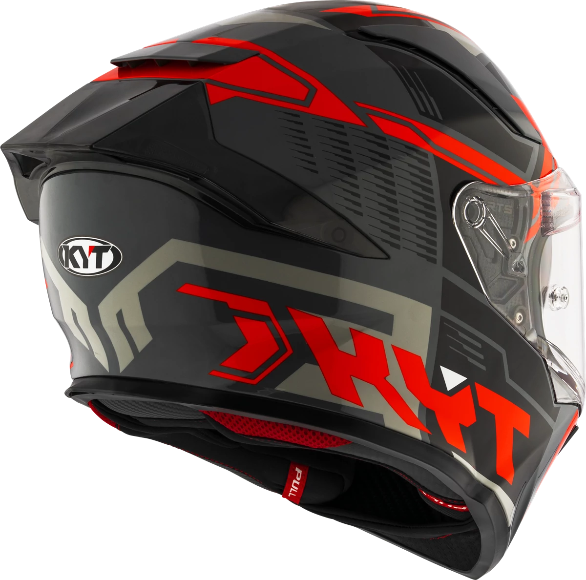 Kask motocyklowy KYT R2R OCTANE CZERWONY E06