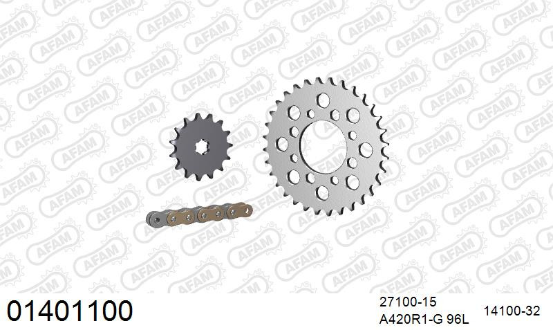 Zestaw napędowy AFAM do SUZUKI RV 50 VanVan