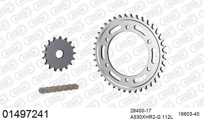Zestaw napędowy AFAM do SUZUKI GSX 1300 R Hayabusa X,Y,K1,K2,K3,K4,K5,K6,K7