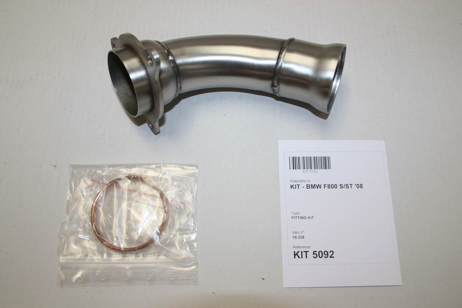 Tłumik IXIL BMW F 800 ST 06-09 (E8ST) typ SOVE (waga: 3000g, długość: 423 mm., materiał: Inox AISI304, kolor: Black painted) SLI