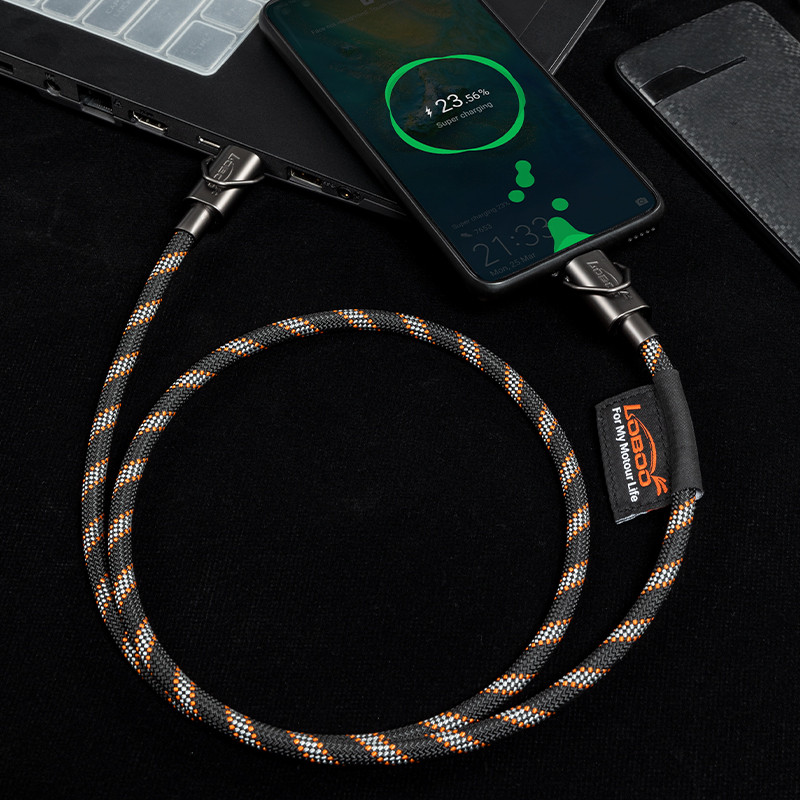 LOBOO Smycz/kabel do ładowania USB-C 100W
