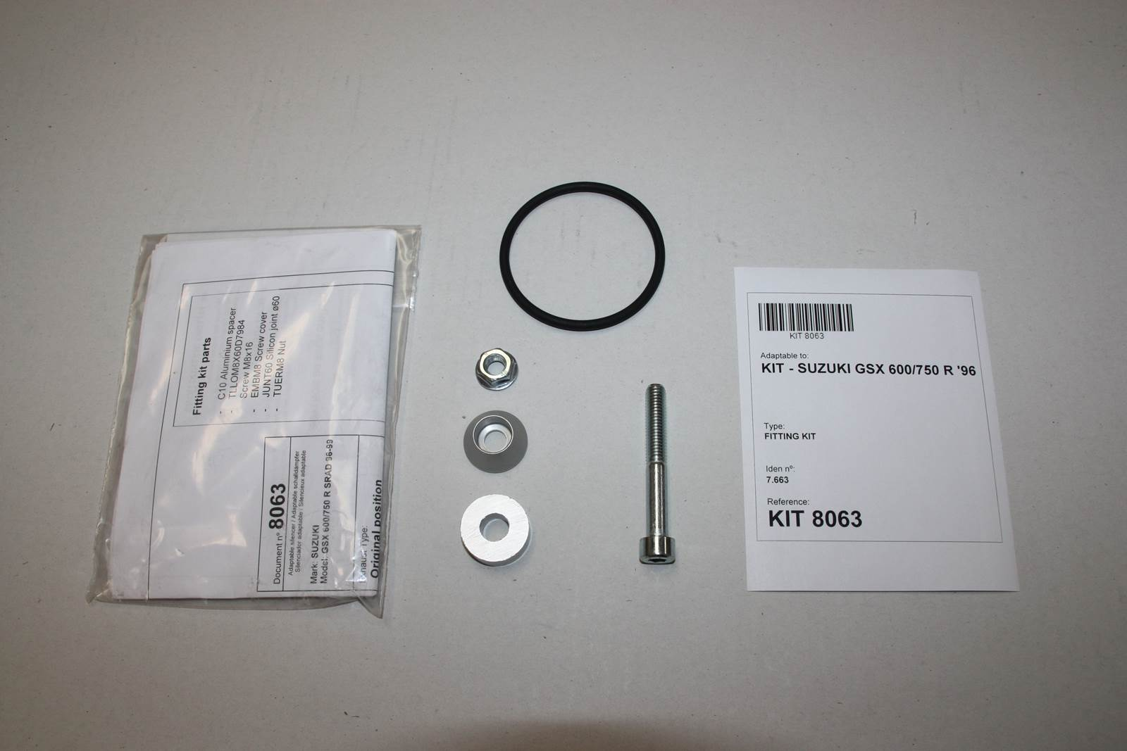 Tłumik IXIL SUZUKI GSX 750 R SRAD 96-99 (GR7DD) typ SOVE (waga: 3000g, długość: 423 mm., materiał: Inox AISI304, kolor: Black pa