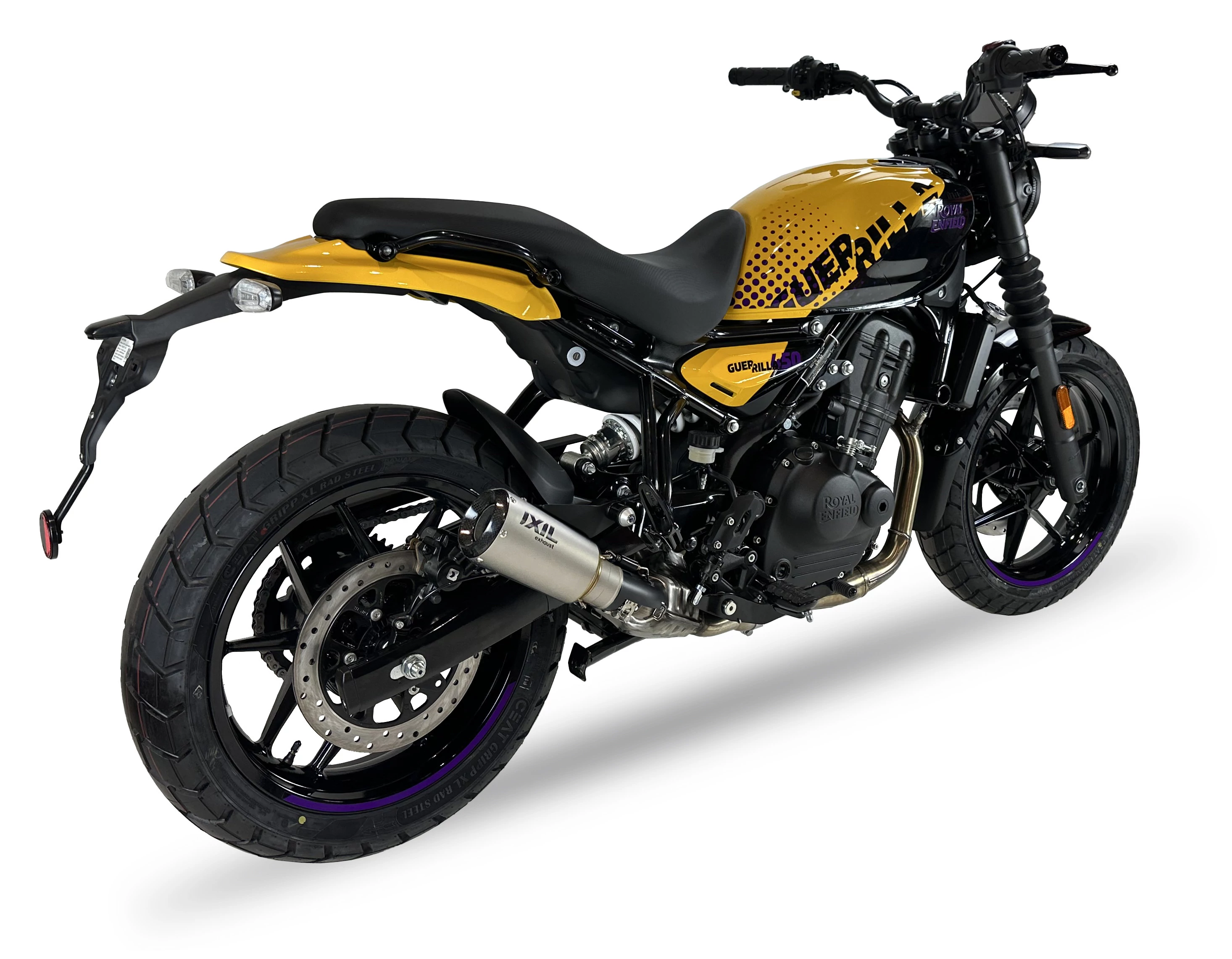 IXIL Tłumik ROYAL ENFIELD GUERRILLA 450 typ RC SLIP ON - RACE XTREM CARBON