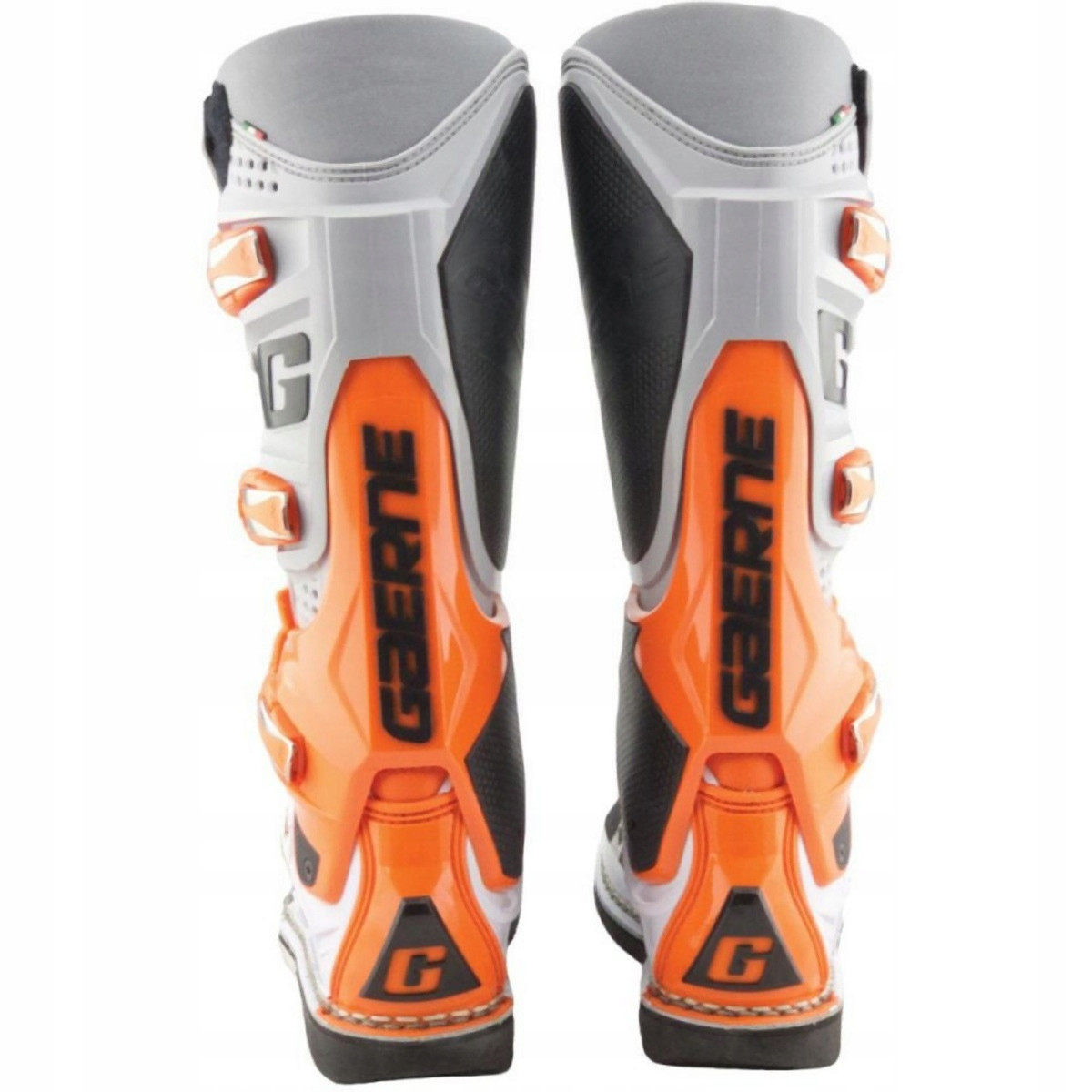 Buty motocyklowe GAERNE SG-12 CROSS pomarańczowe/ szare