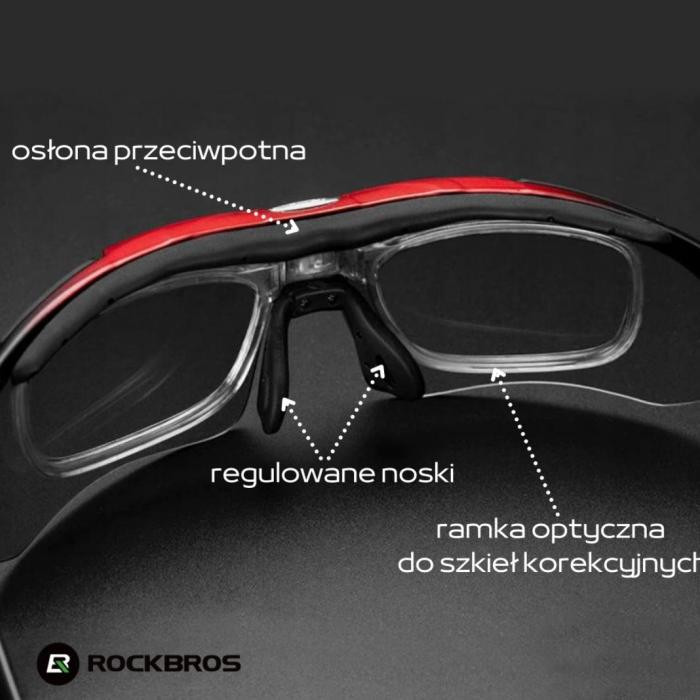 Okulary rowerowe / sportowe fotochrom ROCKBROS UV400 (10141)