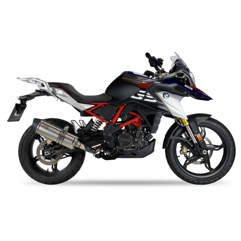 Tłumik IXIL BMW G 310 GS 17-22 (MG31 5G31) typ SOVE (waga: 3000g, długość: 423 mm., materiał: Inox AISI304, kolor: Black painted
