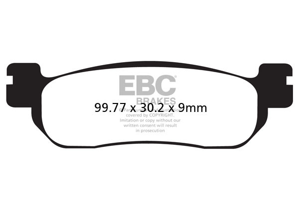 EBC Brakes Klocki hamulcowe EBC FA275 (kpl. na 1 tarcze)