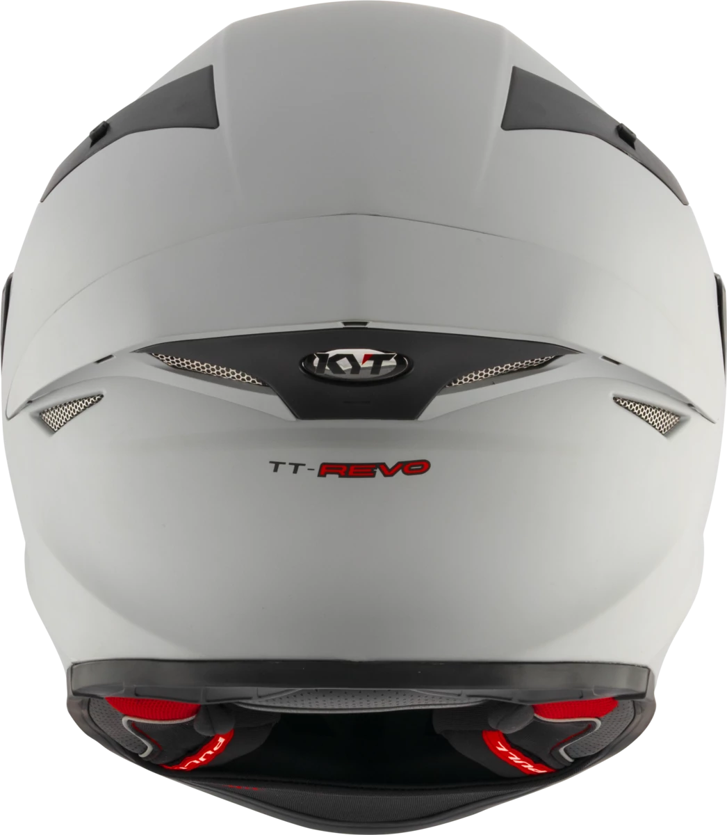 Kask motocyklowy KYT TT-REVO PLAIN MATT Asp Szary