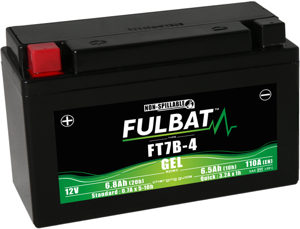 Akumulator FULBAT FUL GEL - FT7B-4 / YT7B-4 (Żelowy, bezobsługowy)