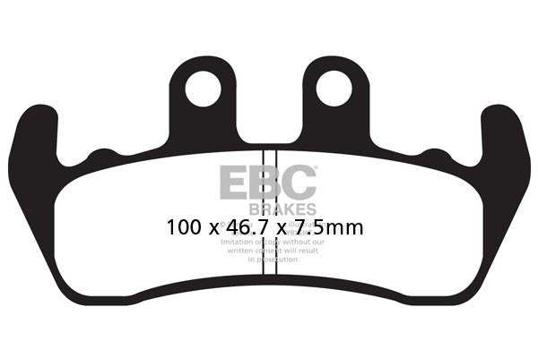 Klocki hamulcowe EBC FA166 (kpl. na 1 tarcze)