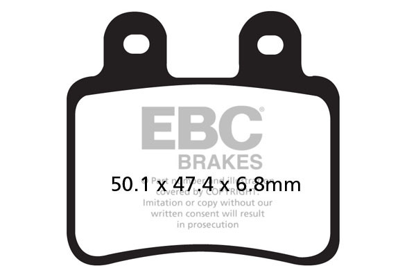 EBC Brakes Klocki hamulcowe EBC SFA350 skuterowe (kpl. na 1 tarcze)