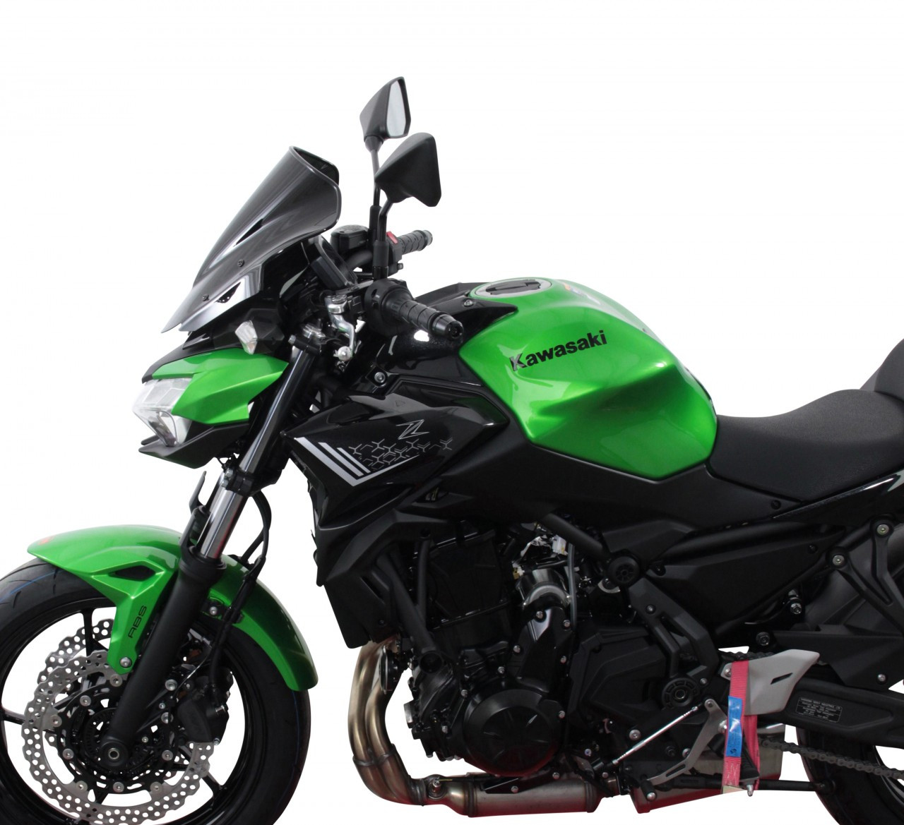Szyba motocyklowa MRA KAWASAKI Z 650 2020-, forma NRN, czarna