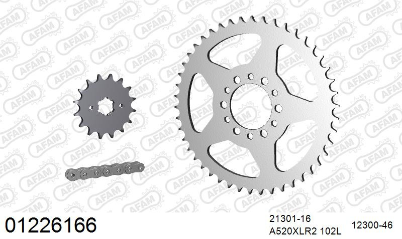 Zestaw napędowy AFAM do YAMAHA SR 250