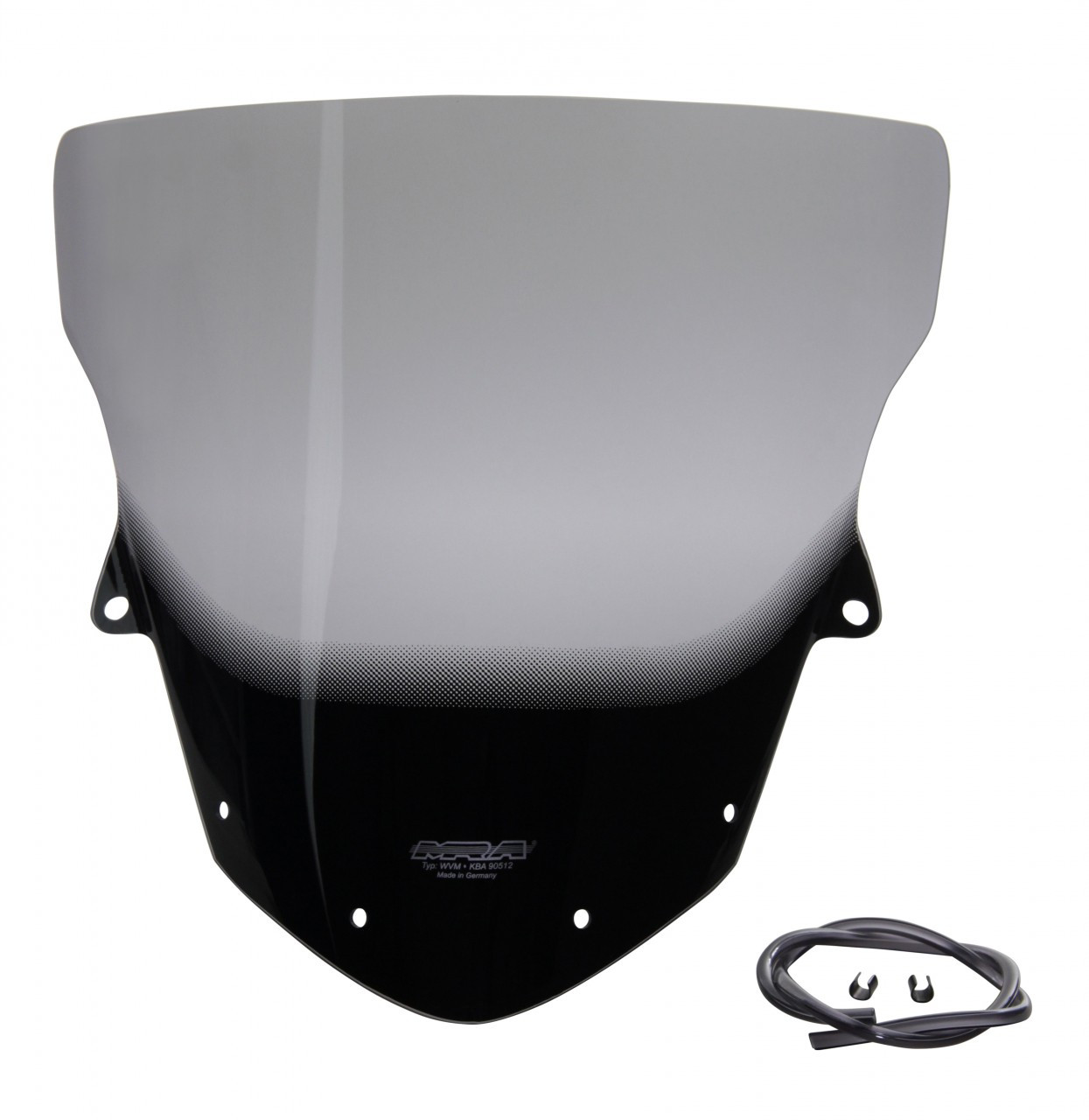 Szyba motocyklowa MRA KAWASAKI NINJA ZX 6 R 2019-2023, forma O, przyciemniana