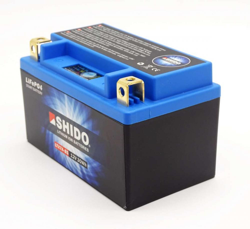 SHIDO Akumulator Litowo Jonowy LTX7A-BS 12V 2.4Ah 150A
