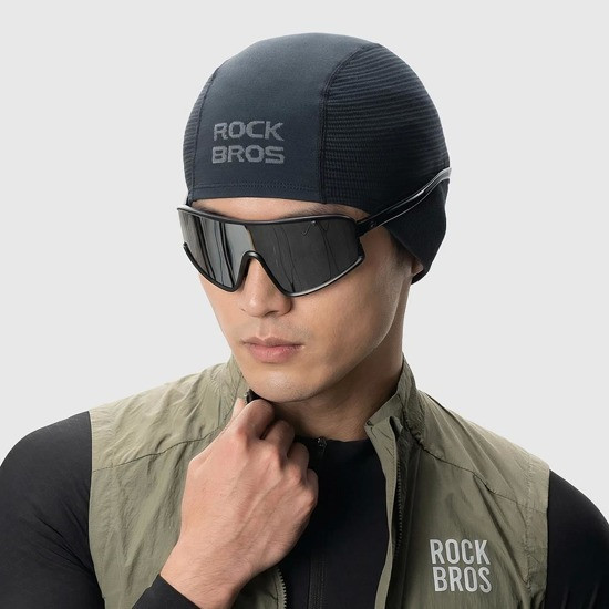 Czapka pod kask, do biegania, na rower, sportowa termoaktywna 18250015001 ROCKBROS