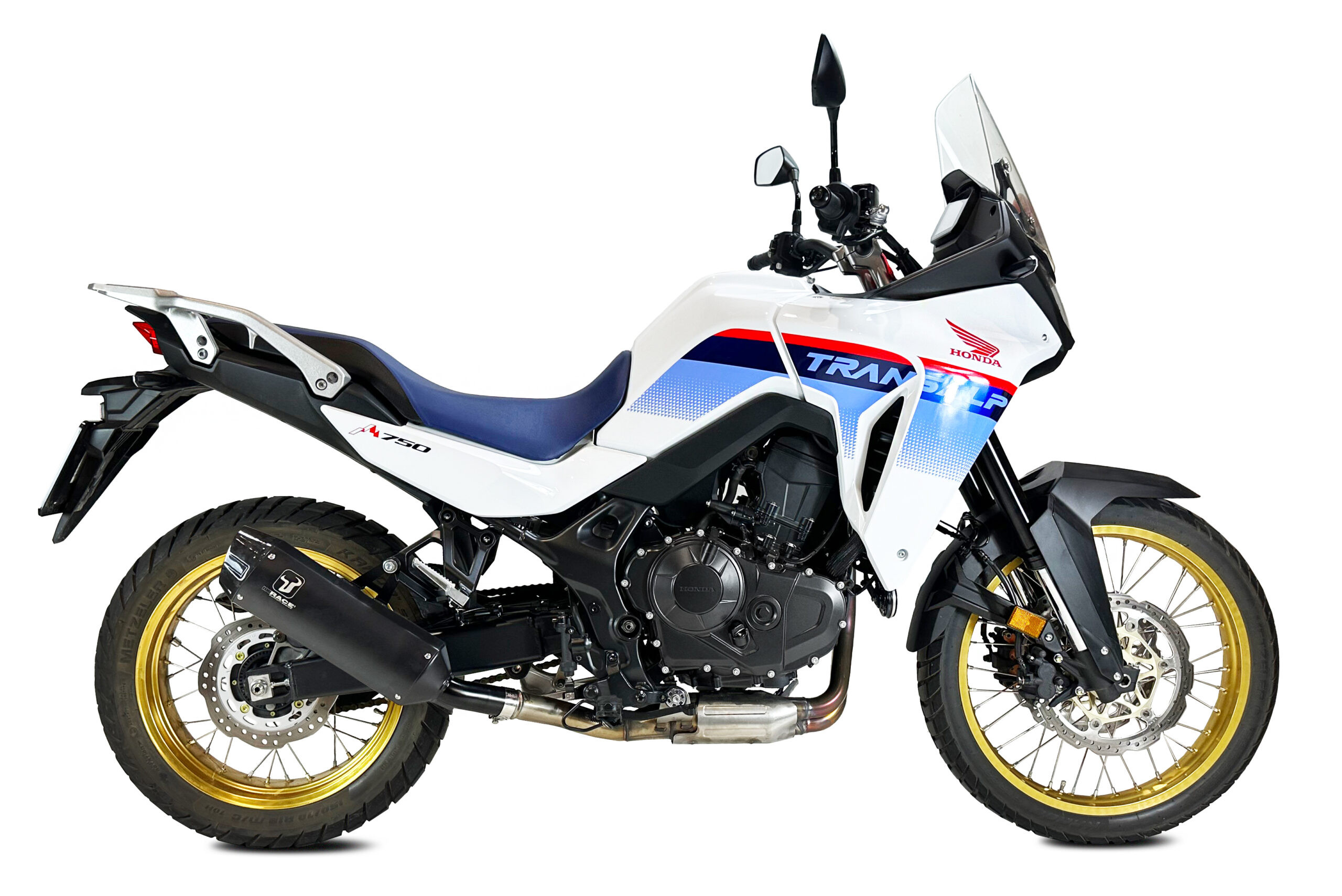 Tłumik IXRACE HONDA TRANSALP 750 2023 (RD16) typ DESERT BLACK DESERT BLACK (Homologacja)