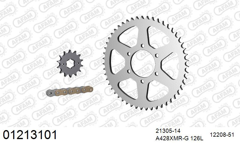 Zestaw napędowy AFAM do YAMAHA TW 125