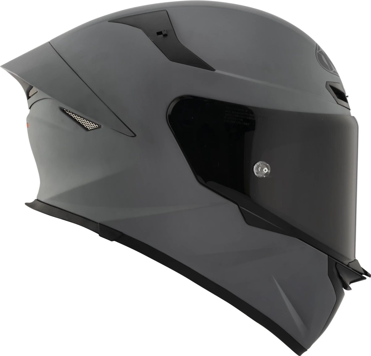 Kask motocyklowy KYT TT-REVO PLAIN MATT Szary