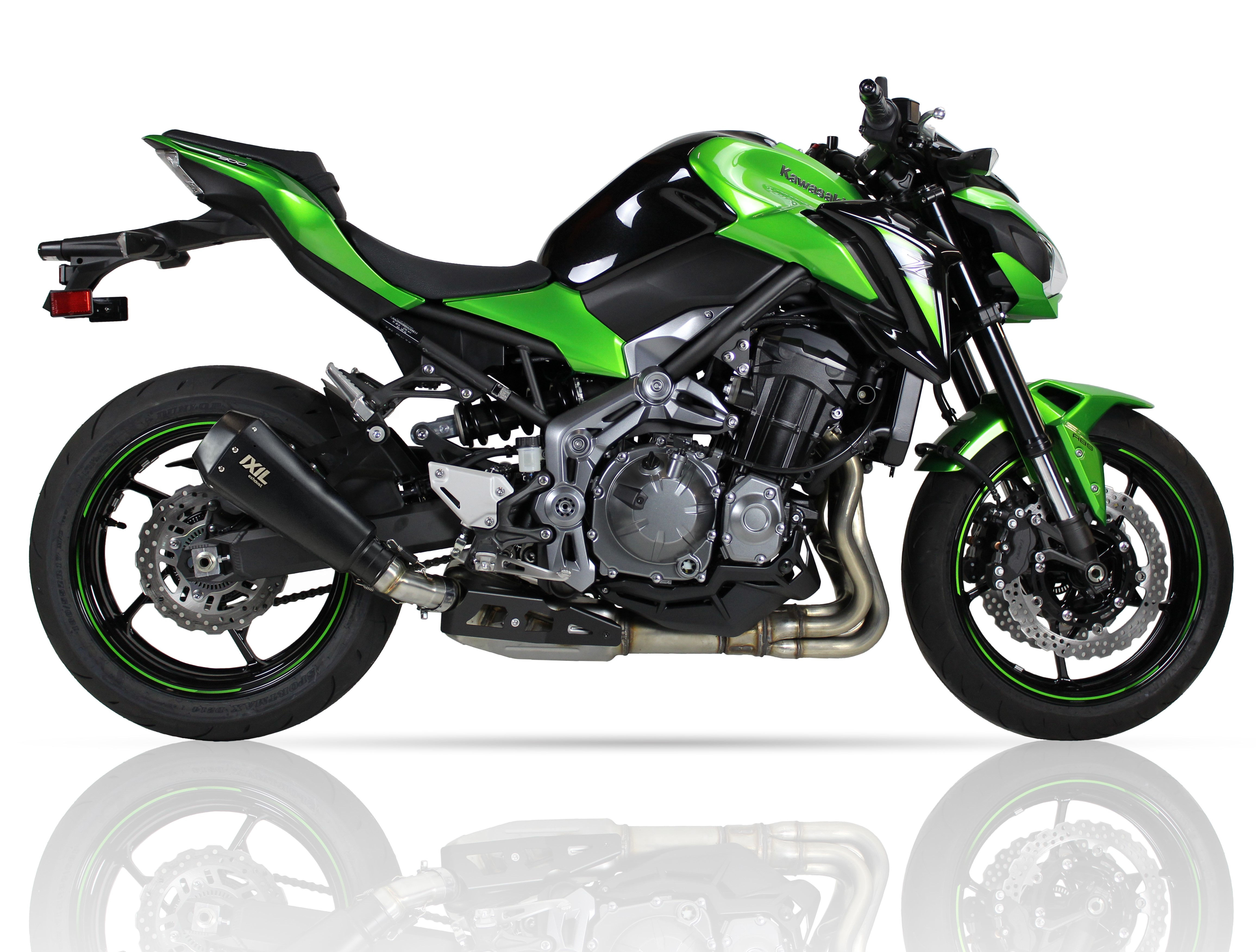 Tłumik IXIL KAWASAKI Z 900 92 kW 20-22 (ZR900F) typ RB (waga: 900g, długość: 230 mm., materiał: Inox AISI304, kolor: Black paint