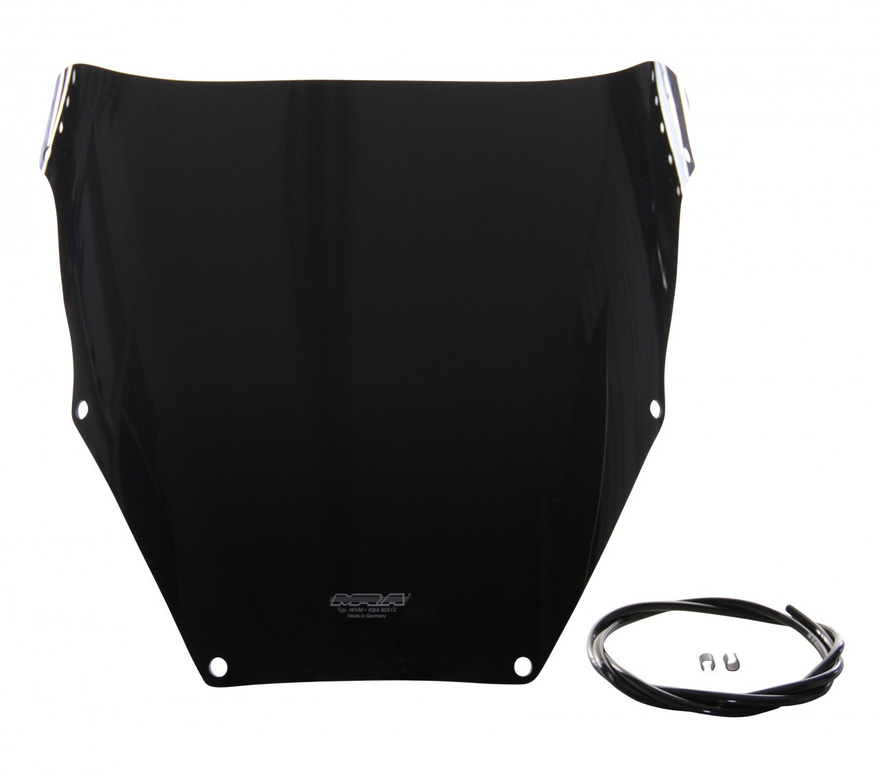 Szyba motocyklowa MRA OT KAWASAKI ZX 6 R ZX600G 1998-1999, forma ON, czarna