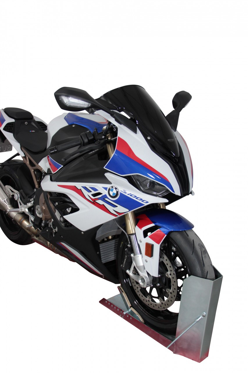Szyba motocyklowa MRA BMW S1000 RR 2019-2022, forma O, czarna