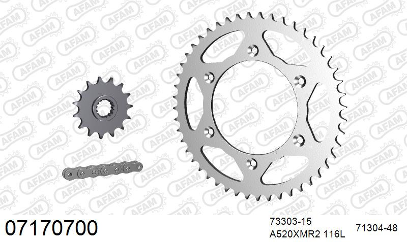 Zestaw napędowy AFAM do KTM GS 600 LC4