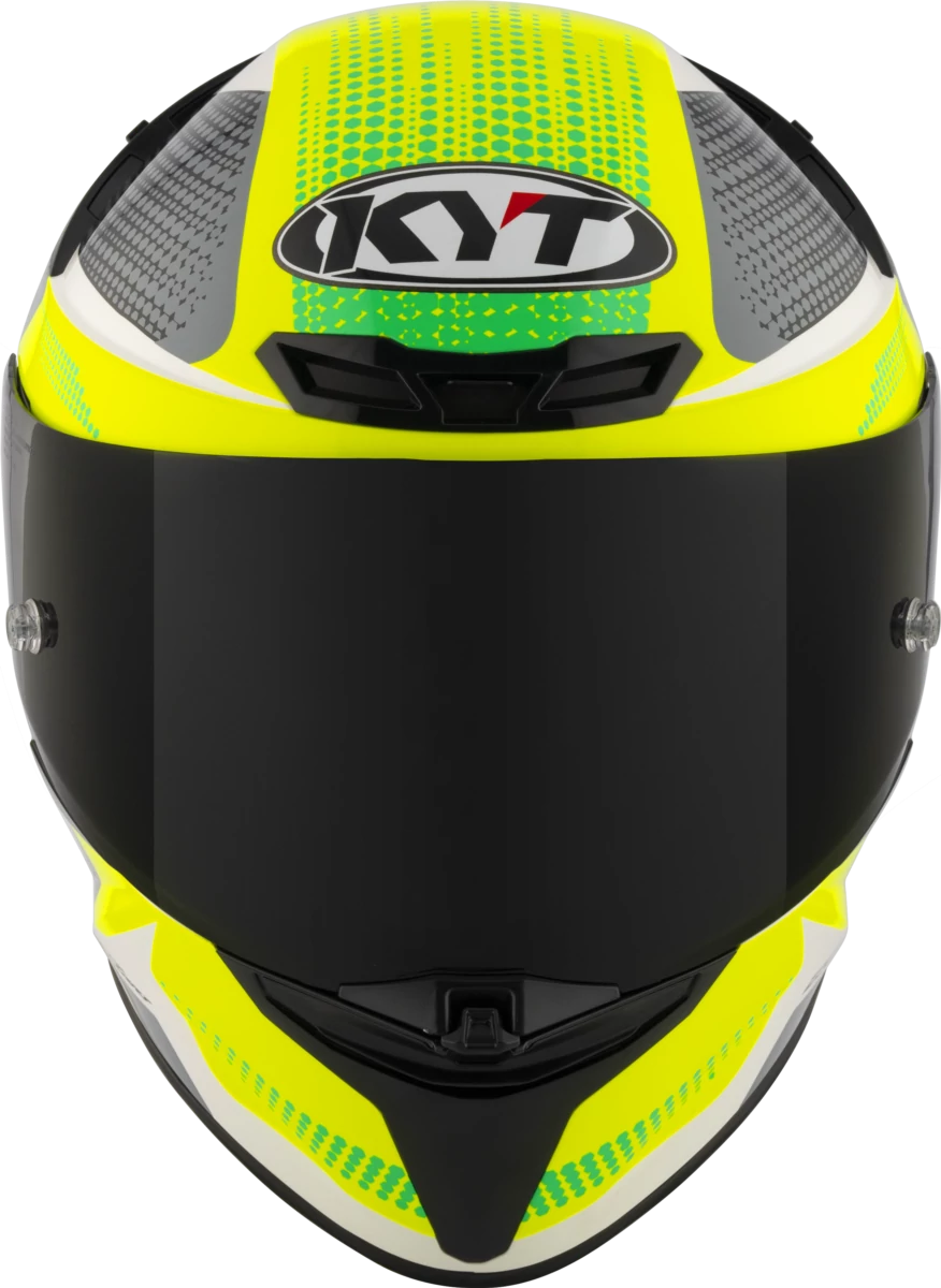 Kask motocyklowy KYT TT-REVO GEAR Czarny/Żółty