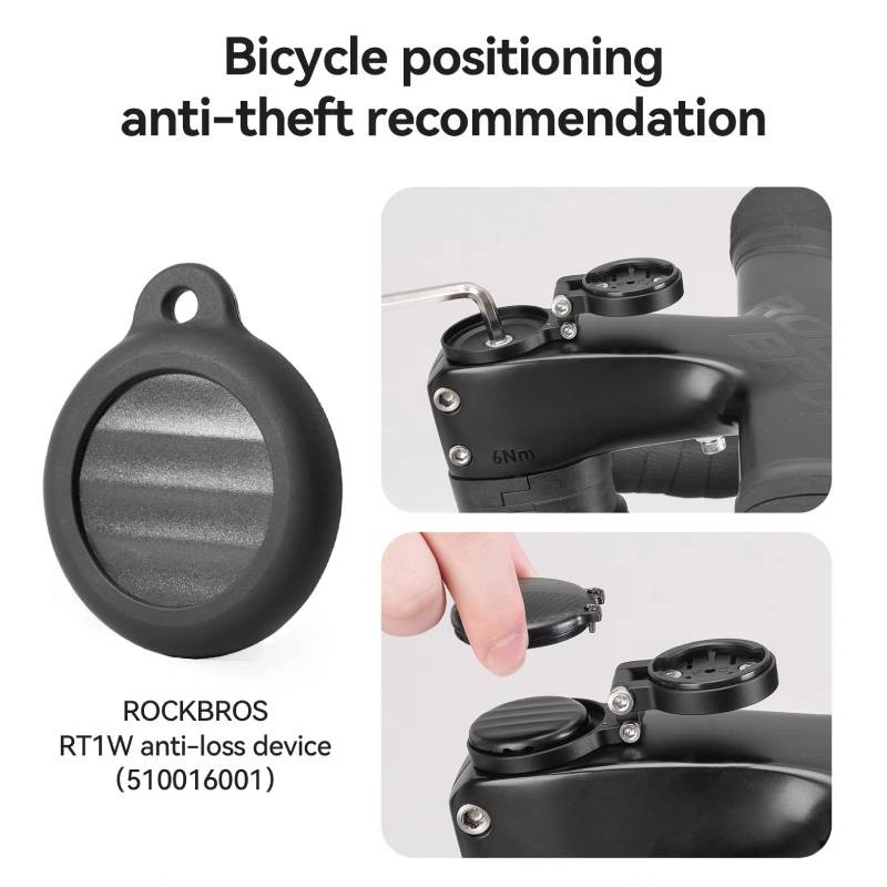 Uchwyt rowerowy na licznik montowany na sterze ROCKBROS – 3 wymienne bazy 290058001
