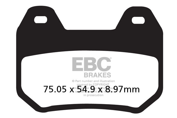 EBC Brakes Klocki hamulcowe EBC FA304 (kpl. na 1 tarcze)