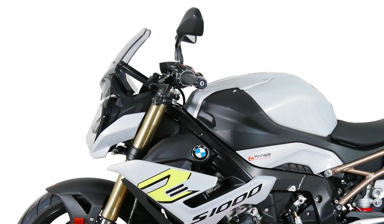 Szyba motocyklowa MRA BMW S1000 R 2021-, forma NSPN, przyciemniana