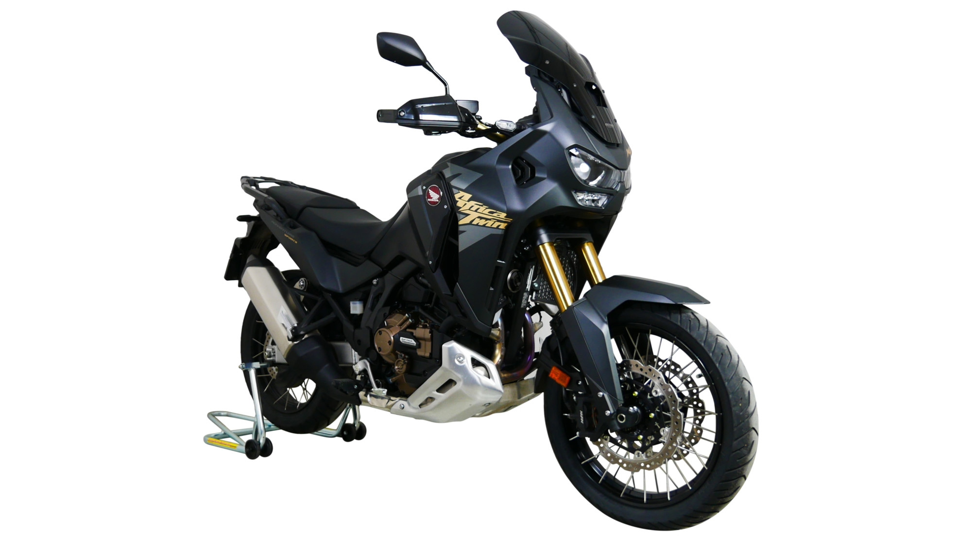Szyba motocyklowa MRA HONDA CRF 1100 L A.T. AD.SPORTS ES /DCT 2024-, forma TM, czarna